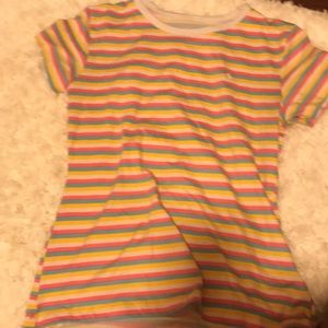 Pastel striped shirt